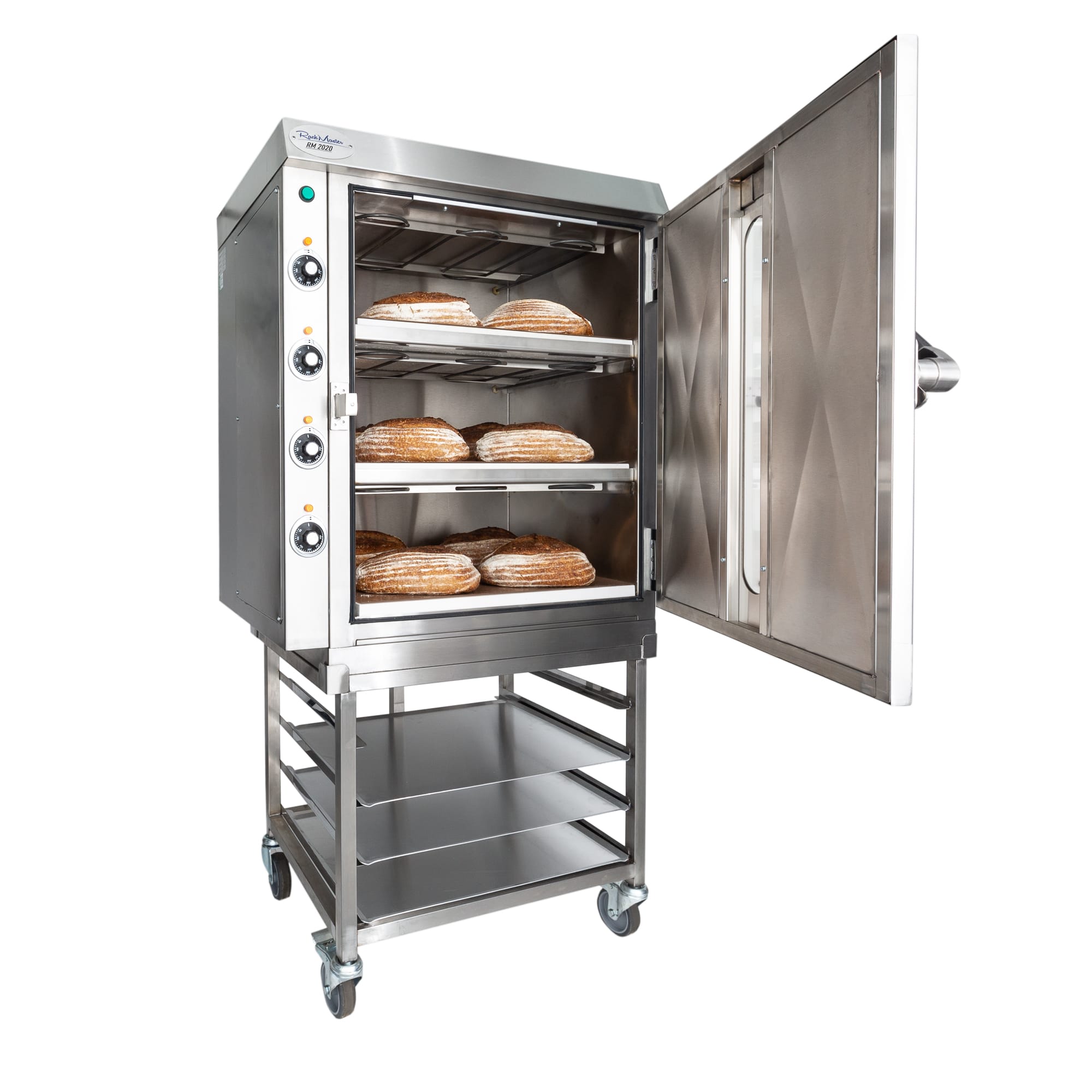 RackMaster RM2020 steenoven met open deur