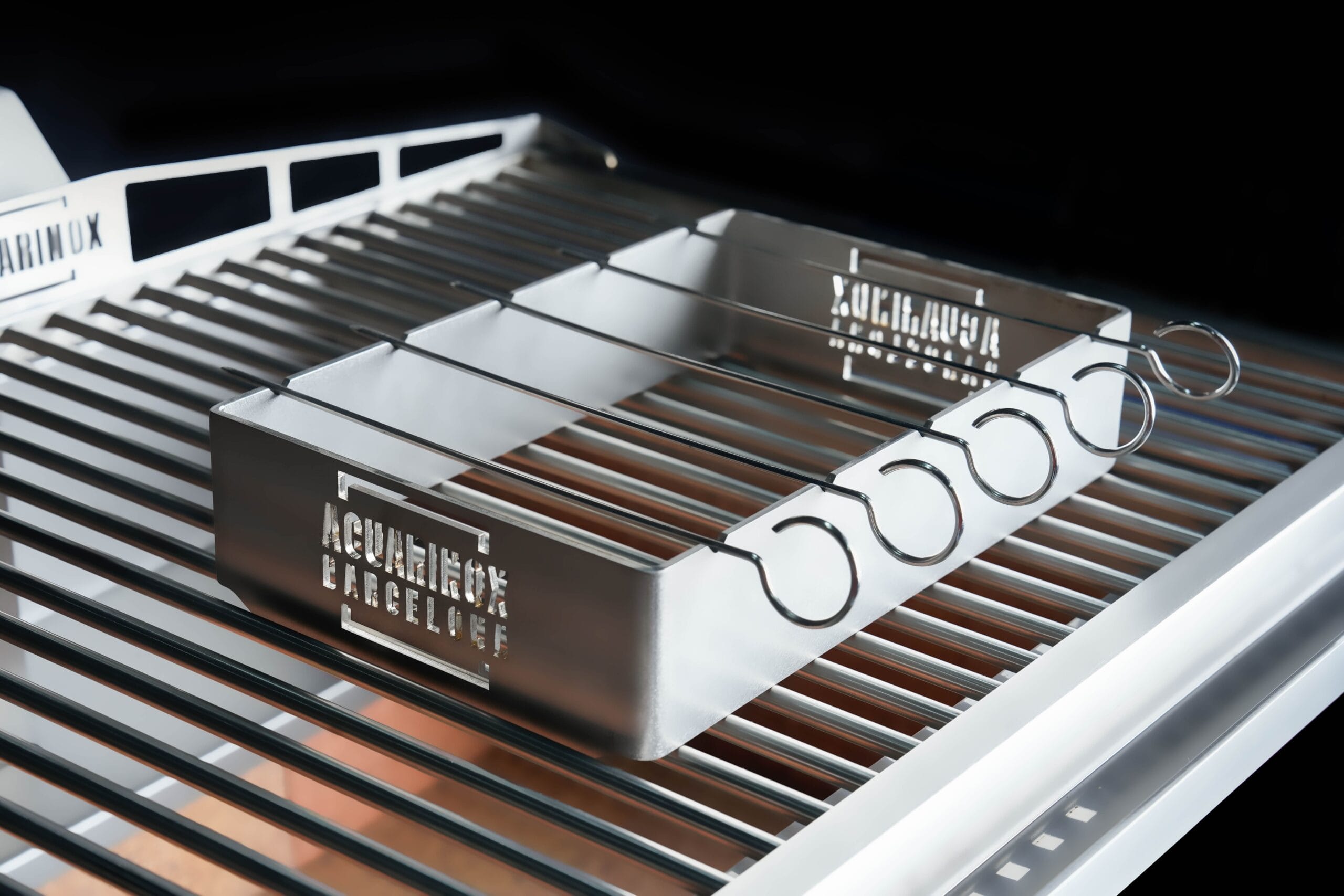 Acuarinox parrilla, detail van het rooster